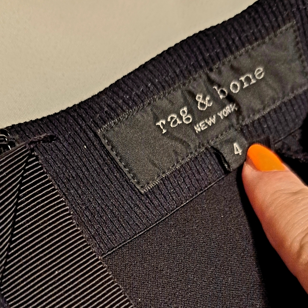 Rag & Bone Sz 4, EUC Kick Flare Women's Dress Pants, Black